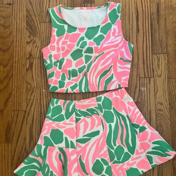 Lilly Pulitzer Skirts Lilly Pulitzer Top And Bottom Matching Set Poshmark